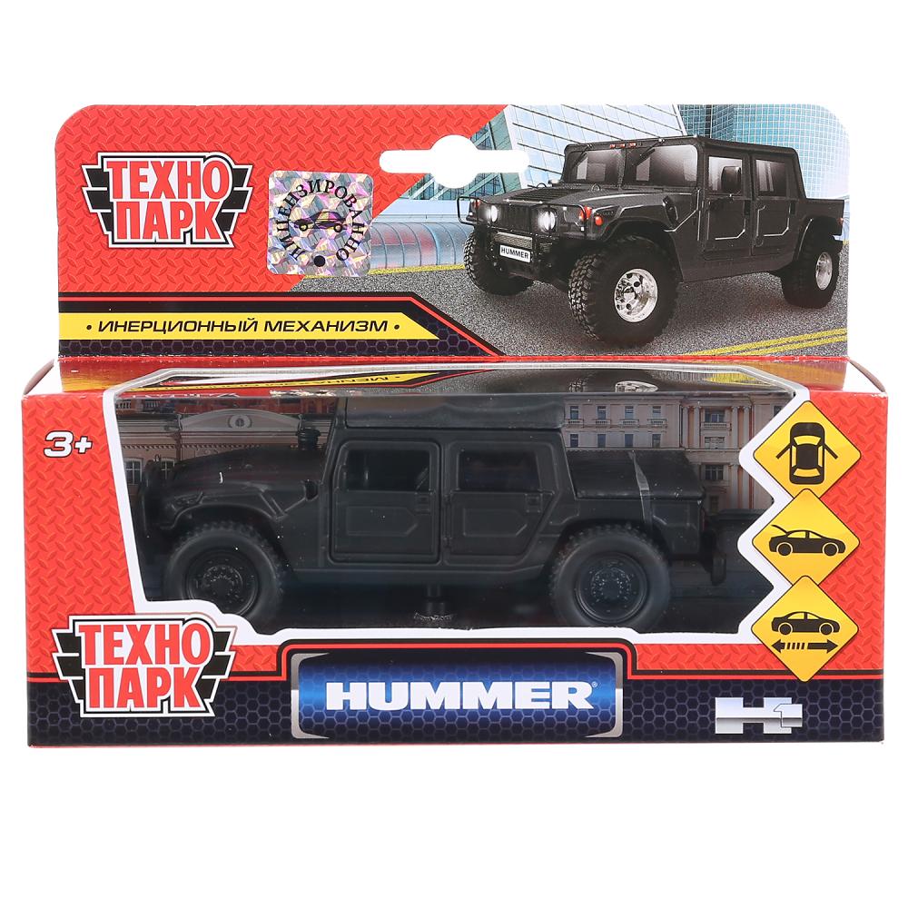 Машина металлическая HUMMER h1 ПИКАП матовый 12 см, открываются двери,  багажник., инерционная. Технопарк. в коробке 2*24шт купить на самой большой  базе игрушек в Воронеже за 500.50 руб., код 921302